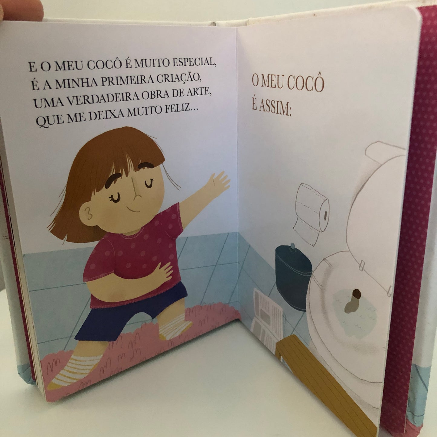 O cocô da Rafaella - Livro almofadado